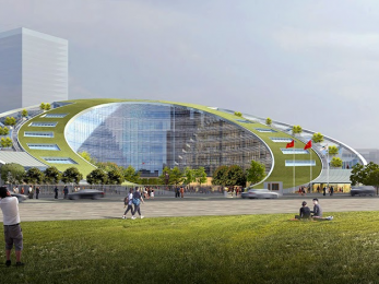 Tòa nhà có một không hai với kiến trúc bầu dục độc đáo độc quyền nhất tại Hà Nội năm 2020